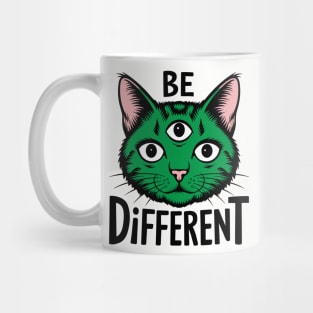 Be Different Personality Ironic Motivation Trippy Humor Mug